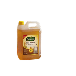 Braniva 5 liter rice bran oil jar